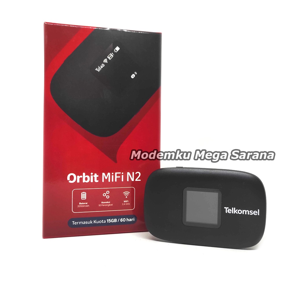 Telkomsel ORBIT Mifi N2 HKM-M22 Bonus Kuota Modem Wifi Fitur Bypass