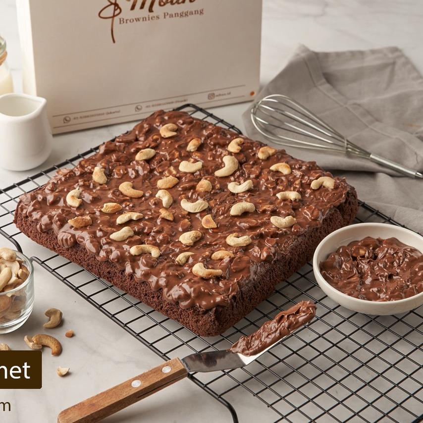 

Termurah[FG2]-Mbun Brownies Panggang Ukr 22x22 | Brownies Panggang | Brownies Melted | Fudgy Brownies | Coklat | Keju | Makanan Ringan