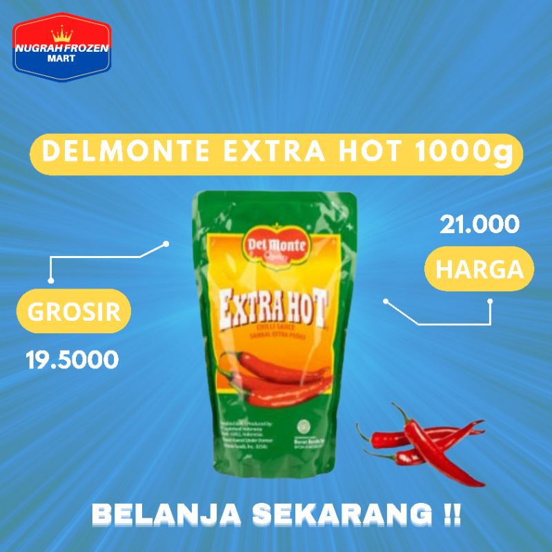 SAOS DELMONTE EXTRA HOT 1KG