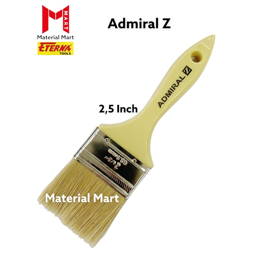 Kuas Cat Admiral Z Gagang PVC | Kuas Eterna Admiral Z | Kuas Cat Tembok | Material Mart