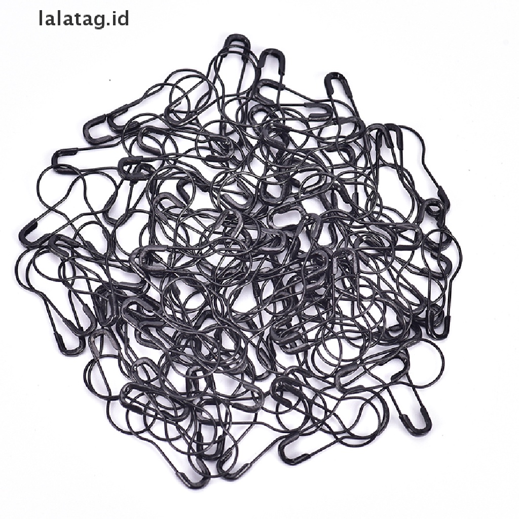 [lalatag] 100pcs Pin Calabash Bulb Bentuk Labu Klip Logam Knitg Stitch Marker Holder Tag Pins [ID]