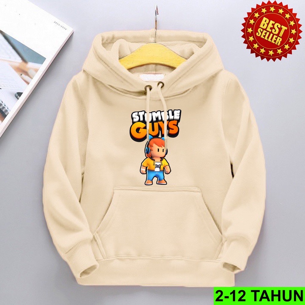 Jumper Hoodie Anak  STUMBLE GAS ALONE II Jaket Hoodie Anak Viral Bahan Fleece Sz M - XL ( Laki Laki &amp; Peremepuan )