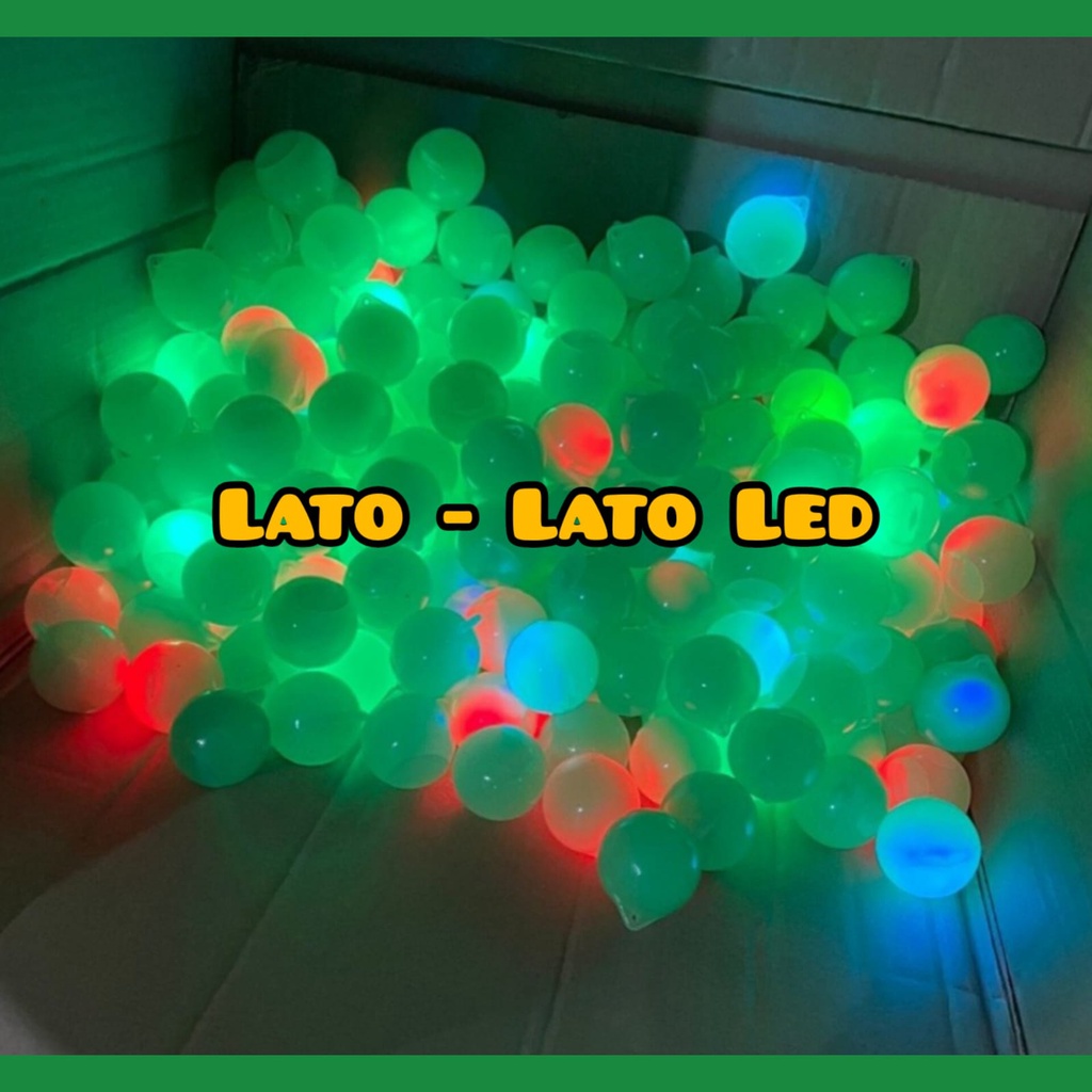 Mainan jadul VIRAL LATO-LATO LED Mainan tek-tek Uk 3.5cm LED