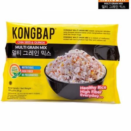 

kodeQq7Q1 Kongbap Multi Grain Mix Chiaseed & Quinoa 150gr (6x25 gr)
