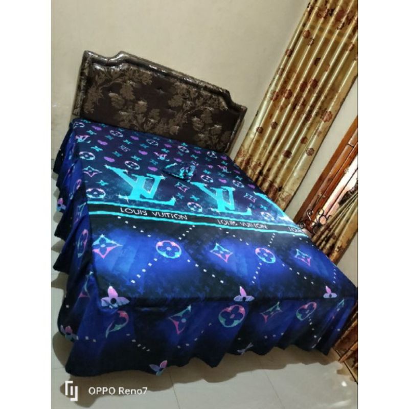 Seprei variasi rumbai uk kasur no 1 180cmx200cm (bantal 2 guling 2) REAL PICT NO EFEK