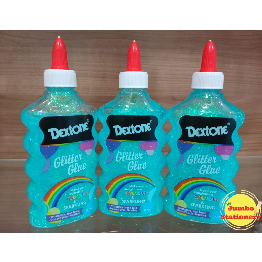 DEXTONE LEM GLITTER / LEM GLITTER SLIME BIRU