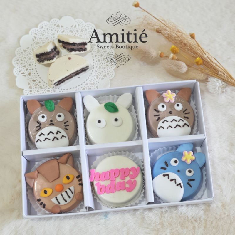 

Coklat Oreo Totoro HBD - 1 Box isi 6 / Coklat Karakter / Birthday Gift / Hadiah Ulang Tahun