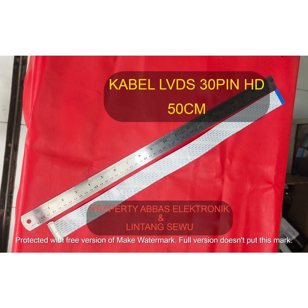 KABEL LVDS 30PIN LCD PANEL LVDS 30 PIN 50CM 50 CM