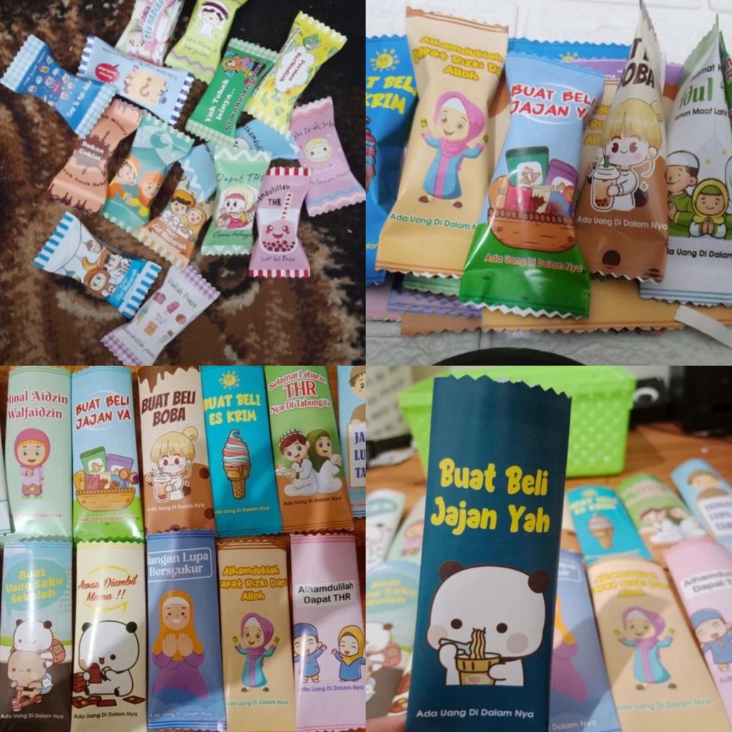 

AMPLOP THR Lebaran Bentuk Permen VIRAL UNIK