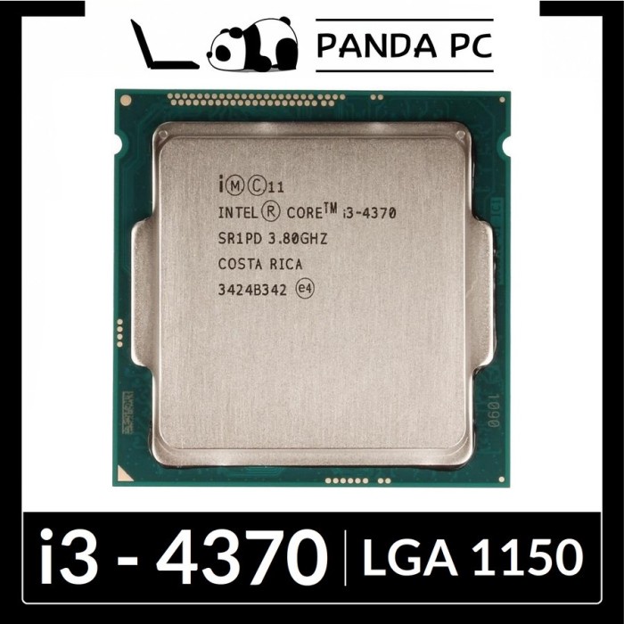 Processor Jual Processor Intel Core I3 4370 Tray Socket 1150 Haswell Limited