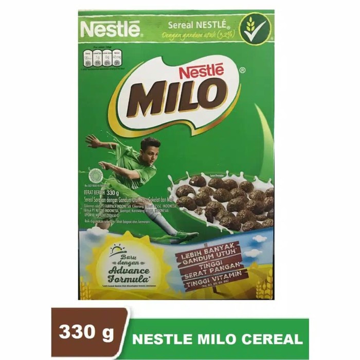 

MILO SEREAL 32GR SNACK SEREAL OAT COKELAT BERNUTRISI MILO CEREAL NESTLE