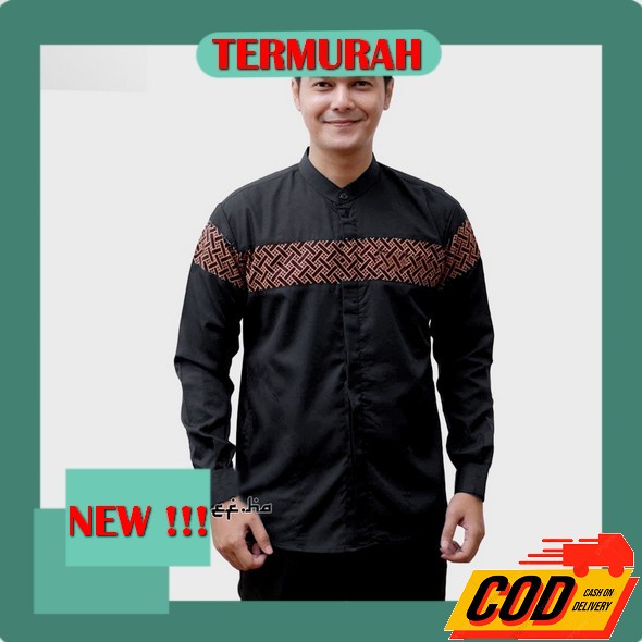 Terbaru Baju Koko Dewasa Alisan Lengan Panjang | Baju Koko Putih | Baju Koko Putih Motif | Baju Koko