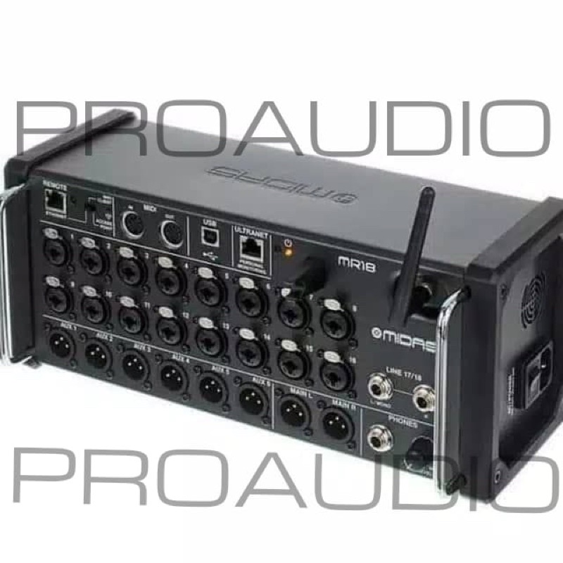 Midas MR18 MR 18 Rackmount Digital Mixer Original For Android - IOS