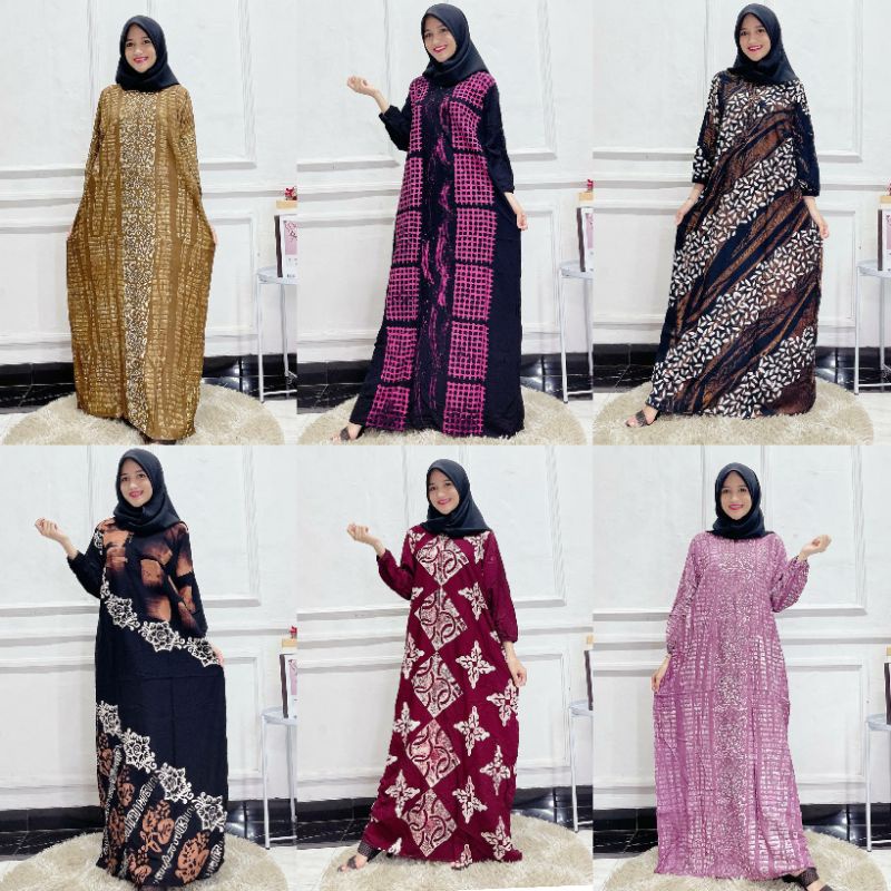 GAMIS KAFTAN TWILL PREMIUM FASHION BATIK PEKALONGAN