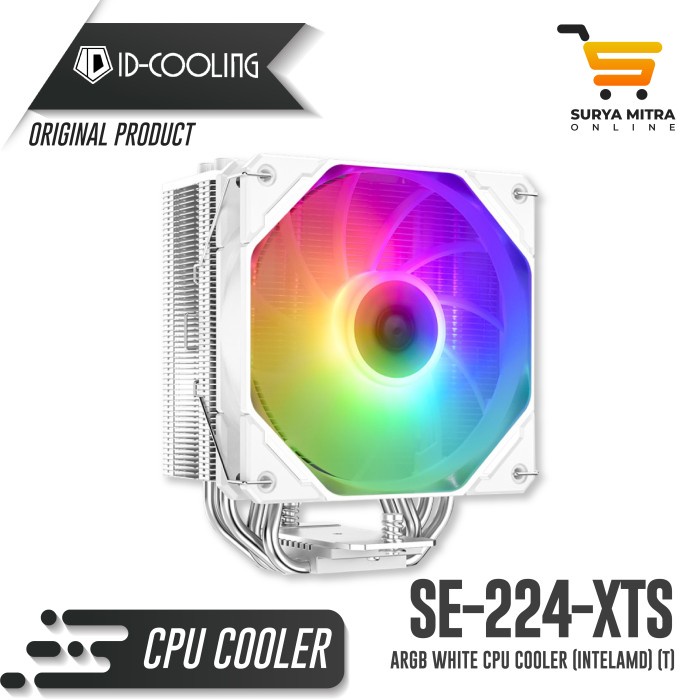 CPU Cooler ID-COOLING SE-224-XTS ARGB WHITE (Intel/AMD)