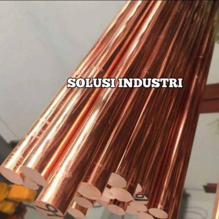 grounding rod as tembaga 16 mm x 3 meter - tembaga murni