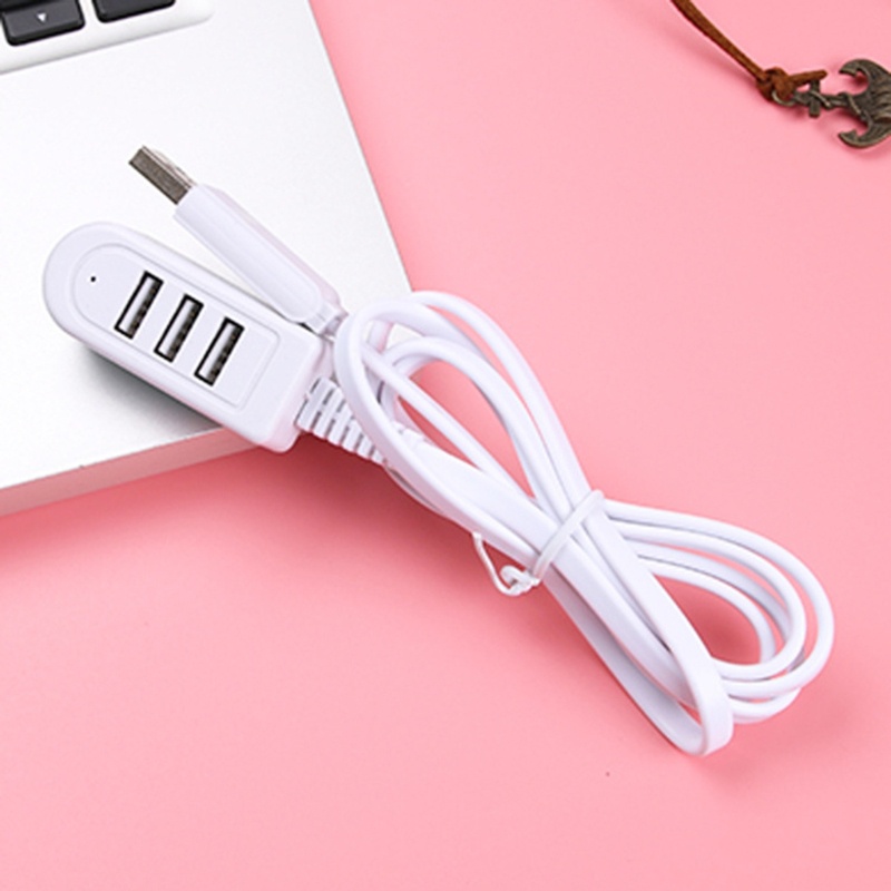 Zzz 3port USB Hub Perpanjang Kabel Splitter Kawat Data Transfer Charging USB Adapter