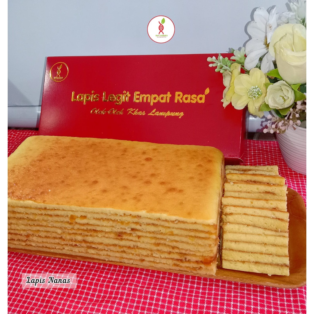 

Kue Basah Lebaran Khas Lampung Lapis Nanas Homemade