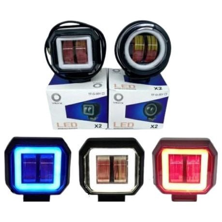 Lampu Utama Sorot Tembak DRL Daymaker Led Aksesoris Motor Mobil 12 vol