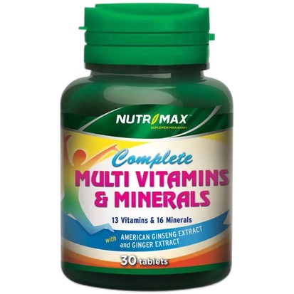 Nutrimax Complete Multivitamins &amp; Minerals 30 Tablet