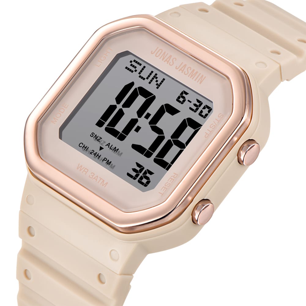 JAM TANGAN WANITA DIGITAL SPORT JONAS JASMIN TERBARU/JAM TANGAN ORIGINAL WATERESISTAN