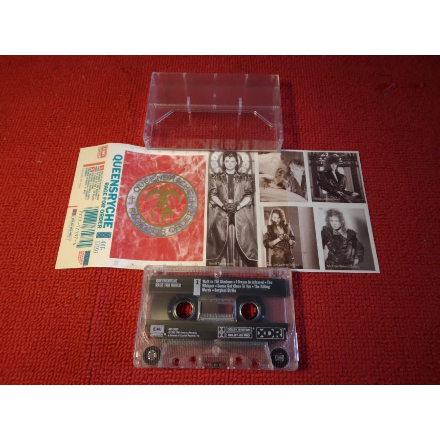 QUEENSRYCHE - RAGE FOR ORDER (KASET PITA) US PRESS
