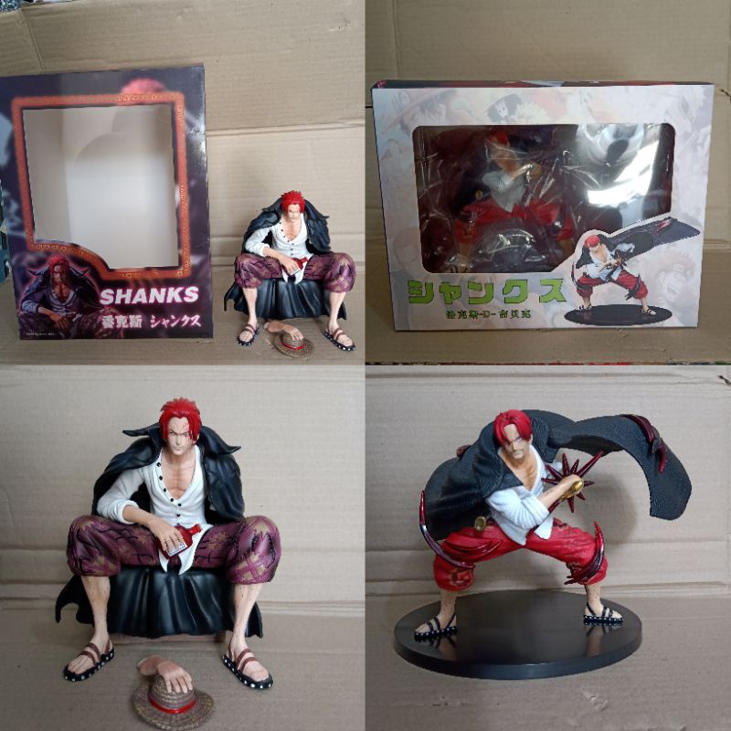 Jual Mainan Action Figure Protgas D Shanks One Piece Red Shopee Indonesia