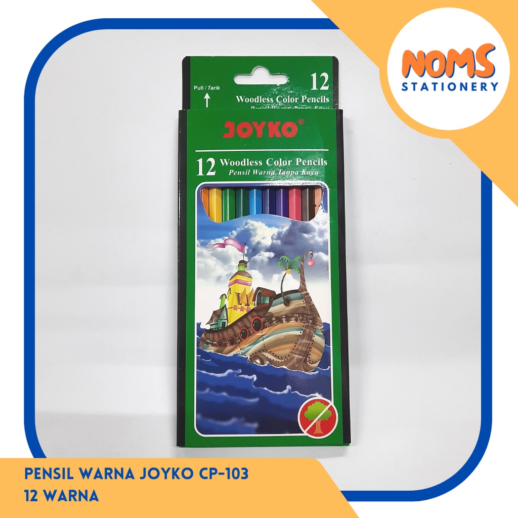 

Pensil Warna 12 warna Joyko ( Cp 103 )