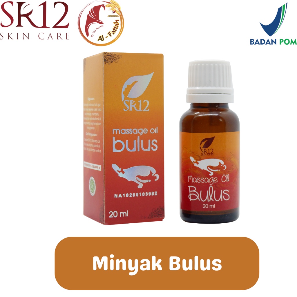 Minyak bulus SR12 mibul message oil jerawat serum stretch mark pembesar payudara pengencang Mr. P penguat