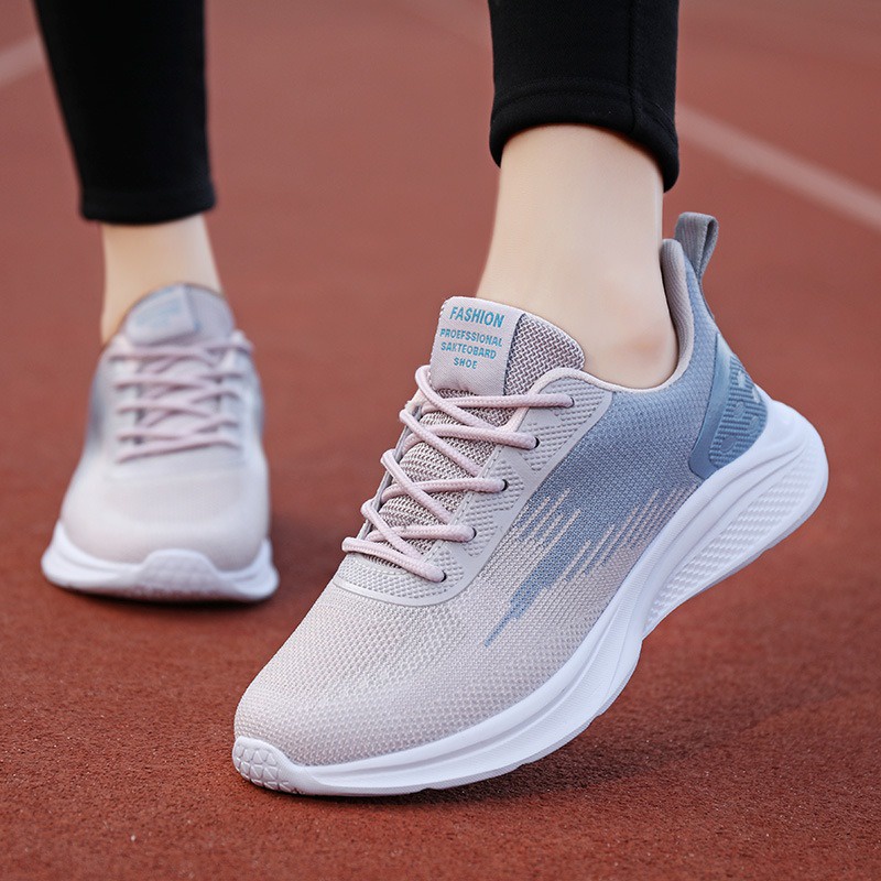 Sepatu Olahraga Wanita Ombre Sepatu Jogging Perempuan Kekinian Sport Shoes New Import SP-239