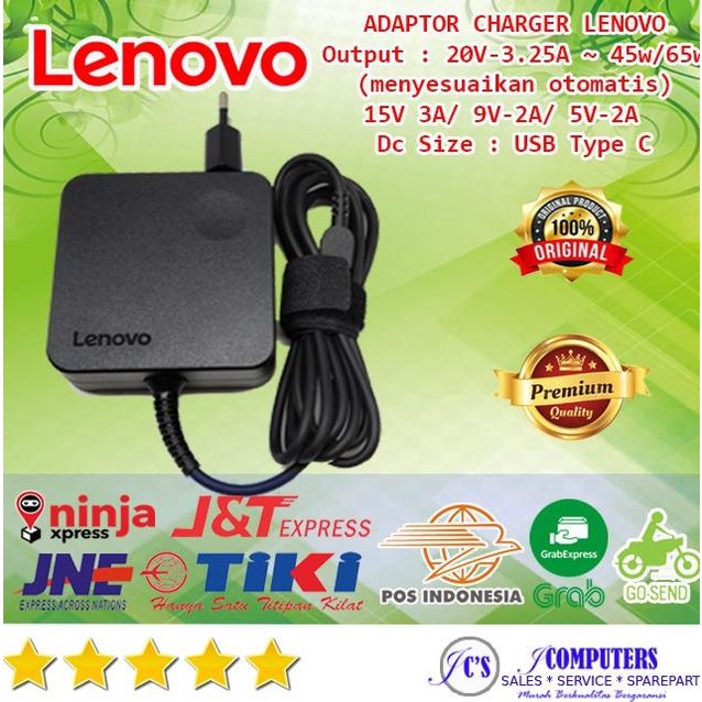 ORIGINAL ADAPTOR CHARGER LENOVO X1 Carbon X1 Tablet, X1 Yoga, Yoga 370