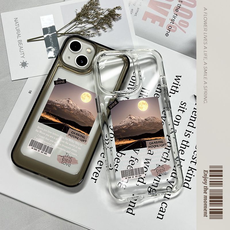 IPHONE Casing Ponsel Lembut Lucu Kompatibel Untuk Iphone14 11 13 12 Pro XS Max X XR 7 8 6S Plus Silcone Casing Shockproof Transparan TPU Cover