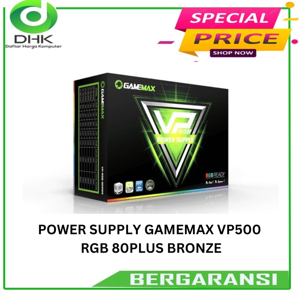 Power Supply GameMax VP-500 Value and Performance 80+