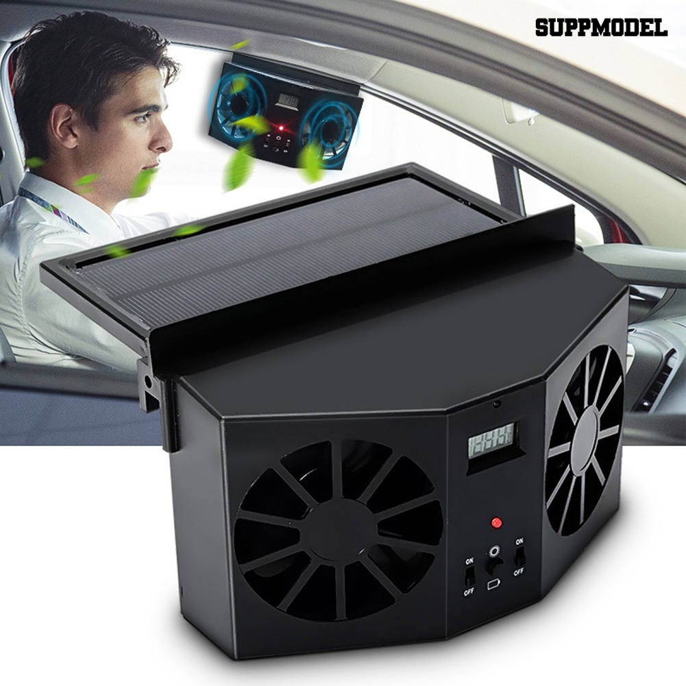 [SM] Kipas Angin Mobil Auto Solar Jendela Pendingin Ventilasi Udara Kendaraan System Radiator