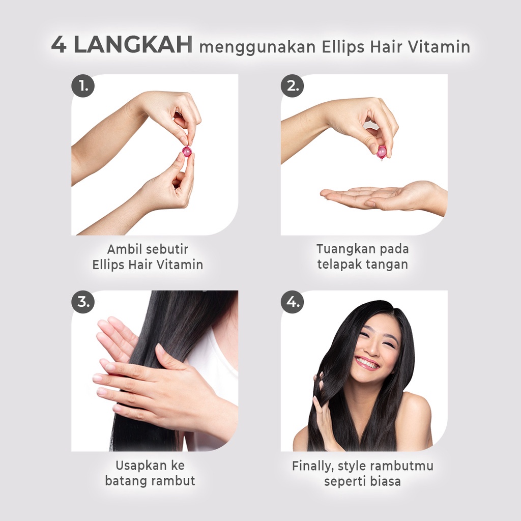 Ningrum - ELLIPS Vitamin Rambut Keratin Pro Complex 1ml Jar 50pcs | Perawatan Rambut Keratin Pro Vitamin Oil Jar Original BPOM - 5505