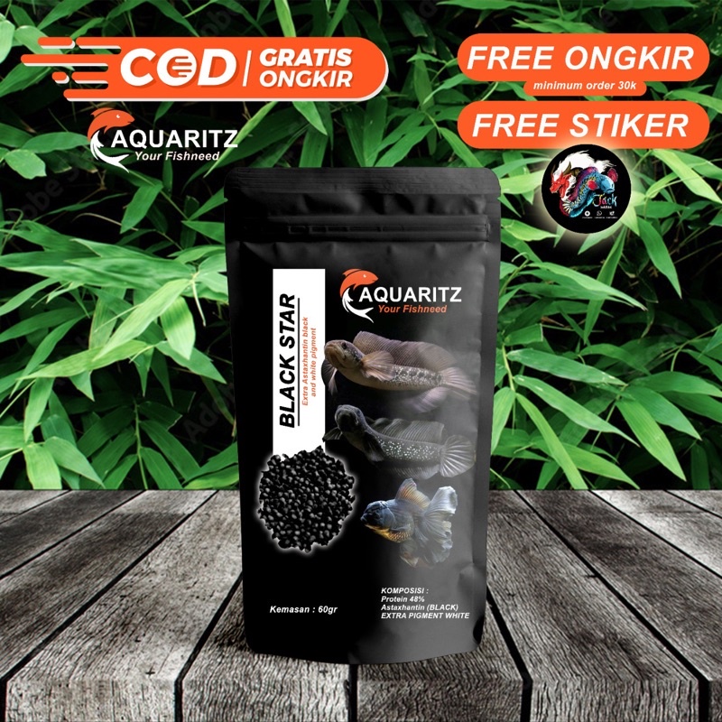 Pellet Channa Asitica Black Star