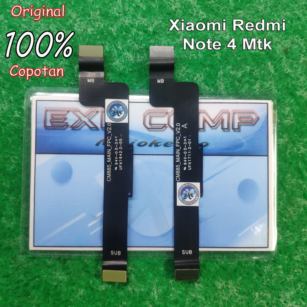 Xiaomi Redmi Note 4 Mtk / 4X Mediatek fleksibel penghubung mesin flexibel board UI copotan- eXe Comp
