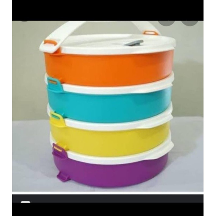 Tupperware Click to Go Round/ Rantang Makanan