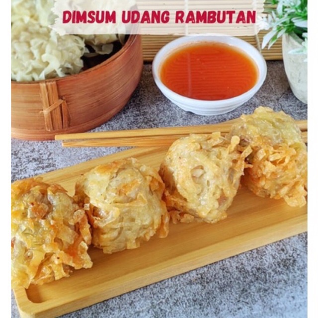 

✨UDANG RAMBUTAN✨ ISI 10 PCS - DIMSUM GORENG&KUKUS (FROZEN)