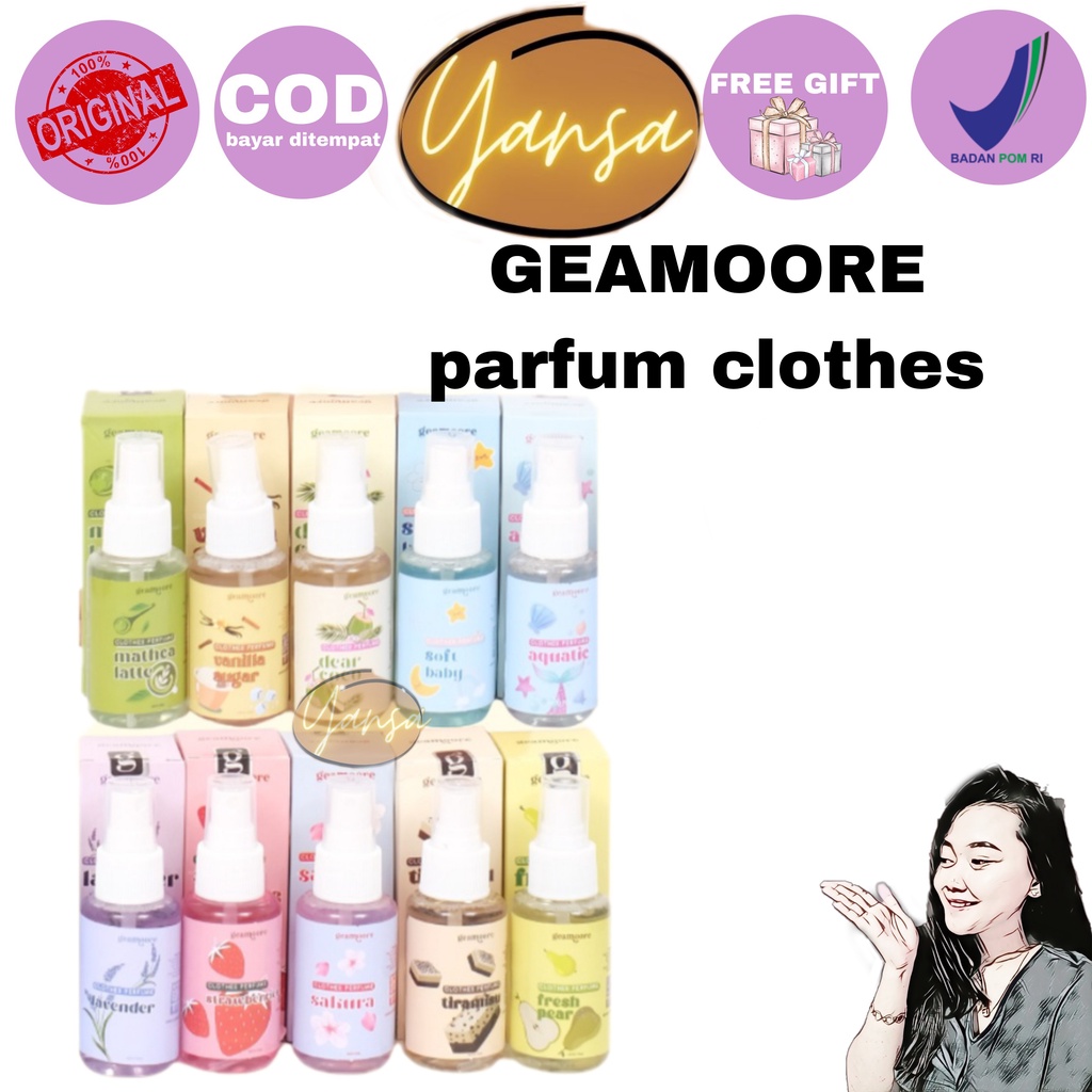 GEAMOORE CLOTHES PERFUME PARFUM 70 ML