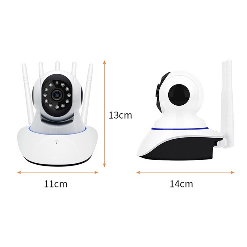 【COD】IP Camera Wireles Kamera CCTV 1080P HD Kamera Pengintai CCTV Wireles Wifi 5 Antena Camera