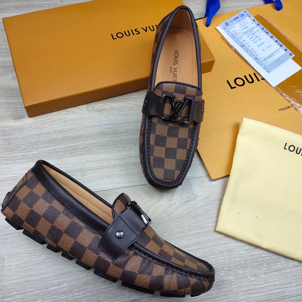 sepatu Loafers Louis Vuitton Import Pria