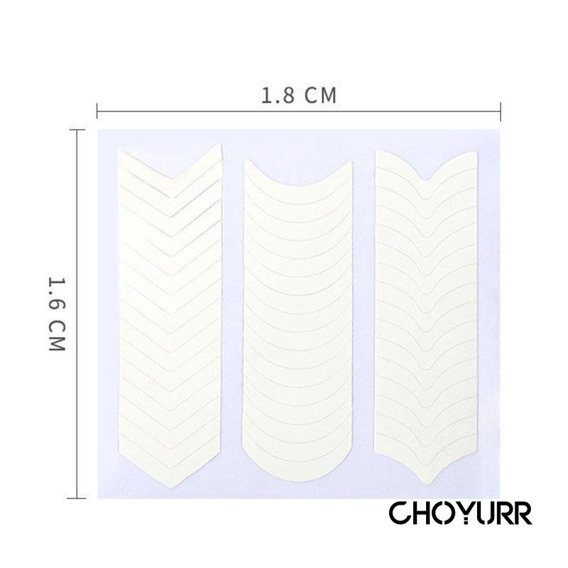 【COD】48pcs Nail French Sticker / French Tip Nail Guide / Stiker French / Nail Art Sticker Cetakan Kuku French Manicure DIY Stiker Kuku-CH