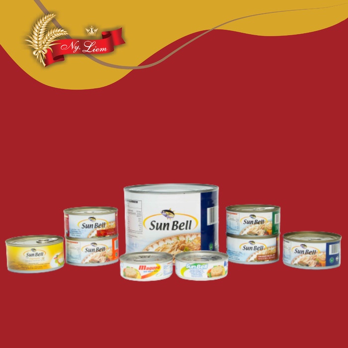 SUN BELL Tuna Chunk in Vegetable Oil / Ikan Tuna Potong 185 gram