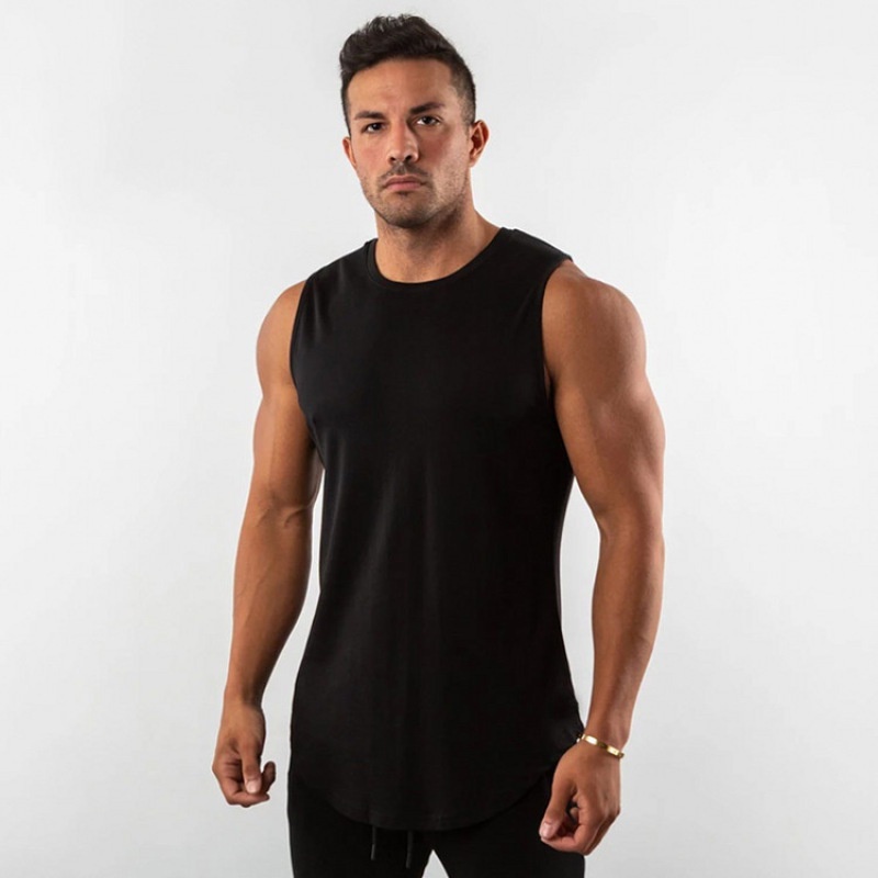 BV.ID SP1005 SINGLET TANK TOP PRIA OLAHRAGA GYM FITNESS RUNNING SQUAD LEKBONG LENGAN BUNTUNG