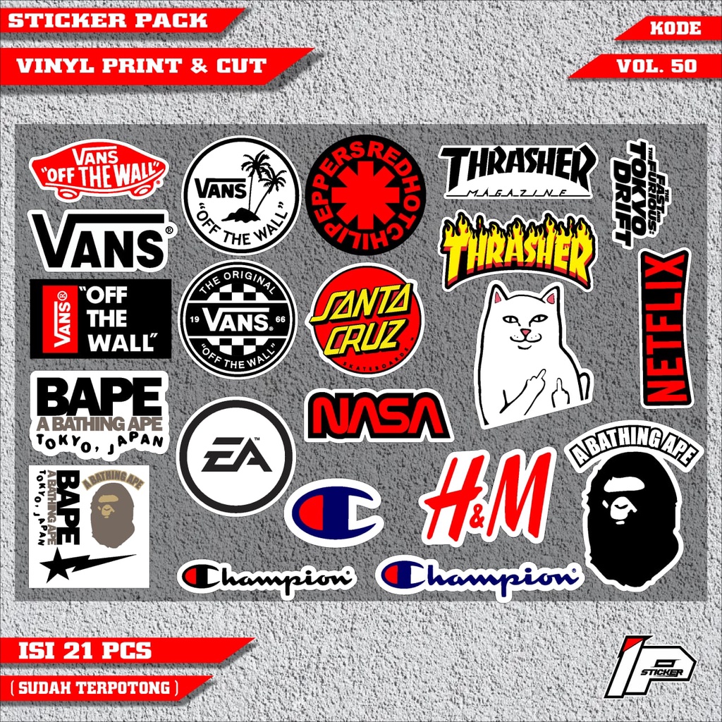 (COD) STICKER PACK DISTRO CUTTING sticker motor variasi Racing terbaru STICKER PACK DISTRO CUTTING d