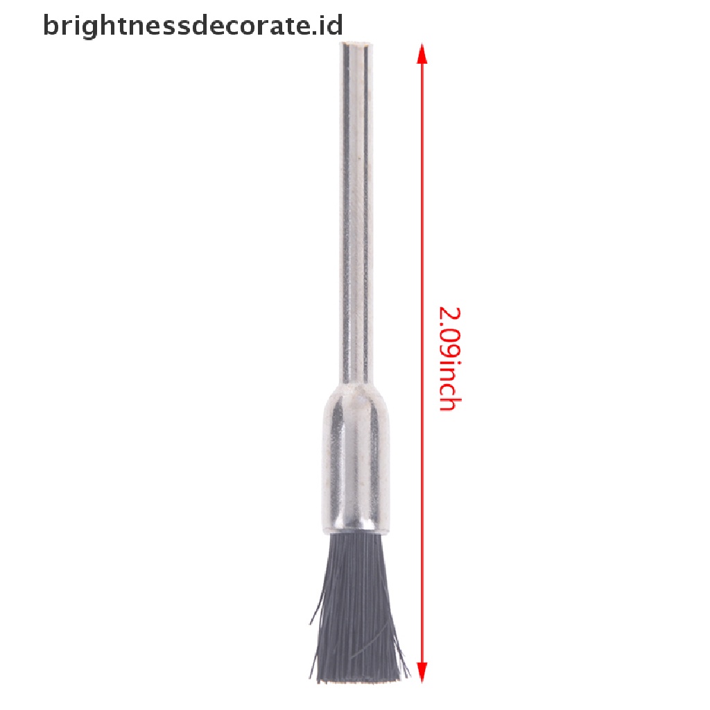 [Birth] 1pcs Sikat Pembersih Mata Bor Kuku Electric Manicure Drills Copper Wire Cleaner [ID]