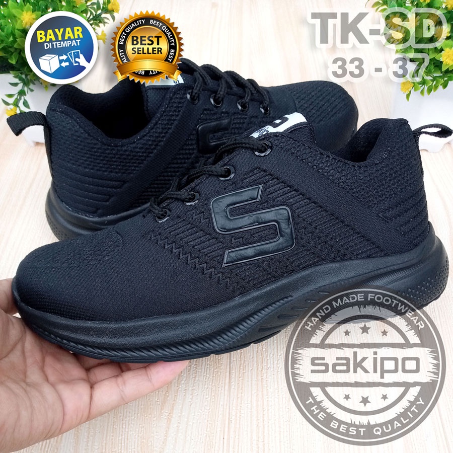 PROMO BTS KEMBALI SEKOLAH !! SEPATU SEKOLAH HITAM POLOS TK SD UKURAN 33 - 37 / SEPATU HITAM ANAK - ANAK TK / SEPATU SEKOLAH SD / SEPATU KIDS ORIGINAL / SAKIPO