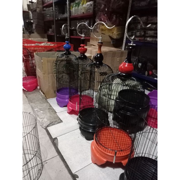 sangkar/ kandang pleci besi bulat(grab)