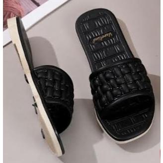 Bayar Ditempat Sandal Selop Karet Wanita Jellyshoes Jeli Verotino A729-101 .,